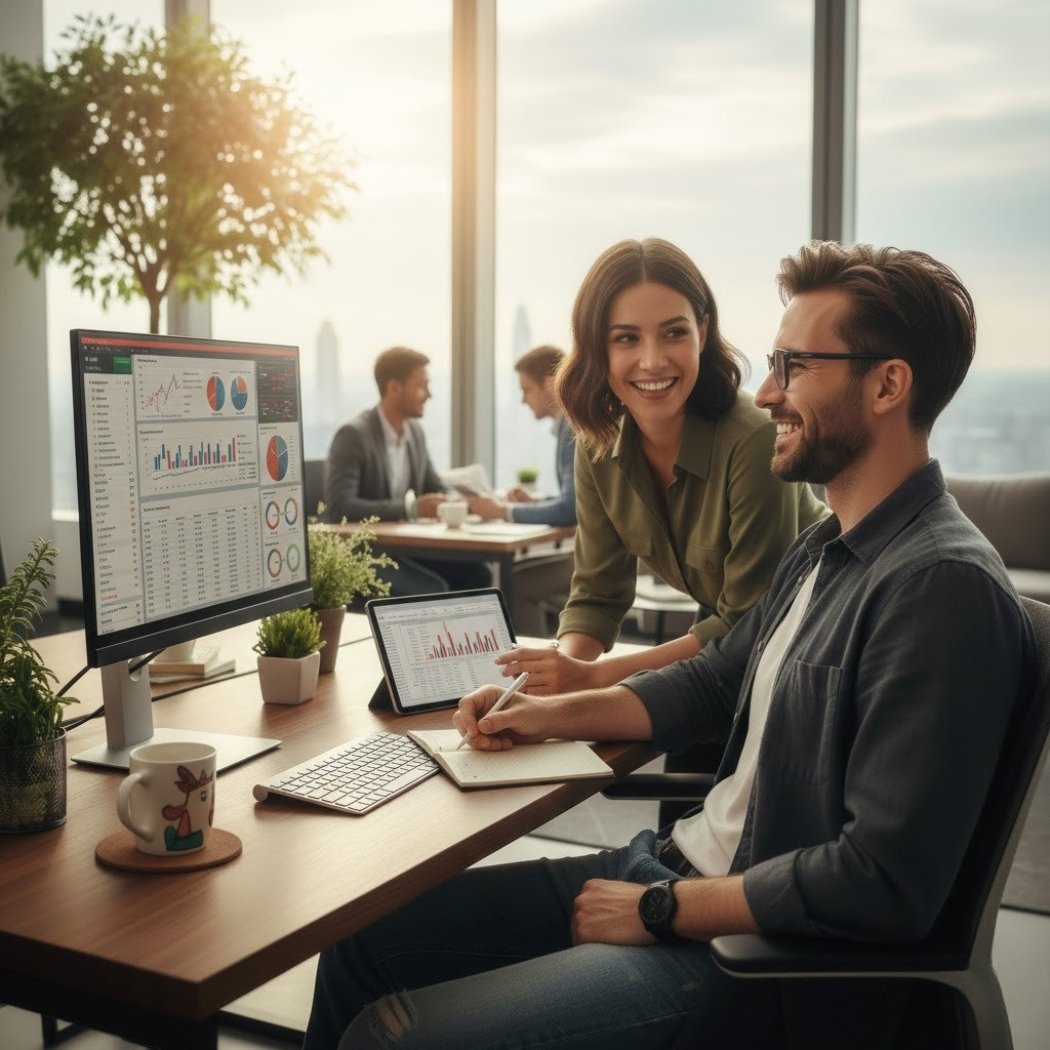 Sesión de trabajo para analizar la situación real de la empresa
