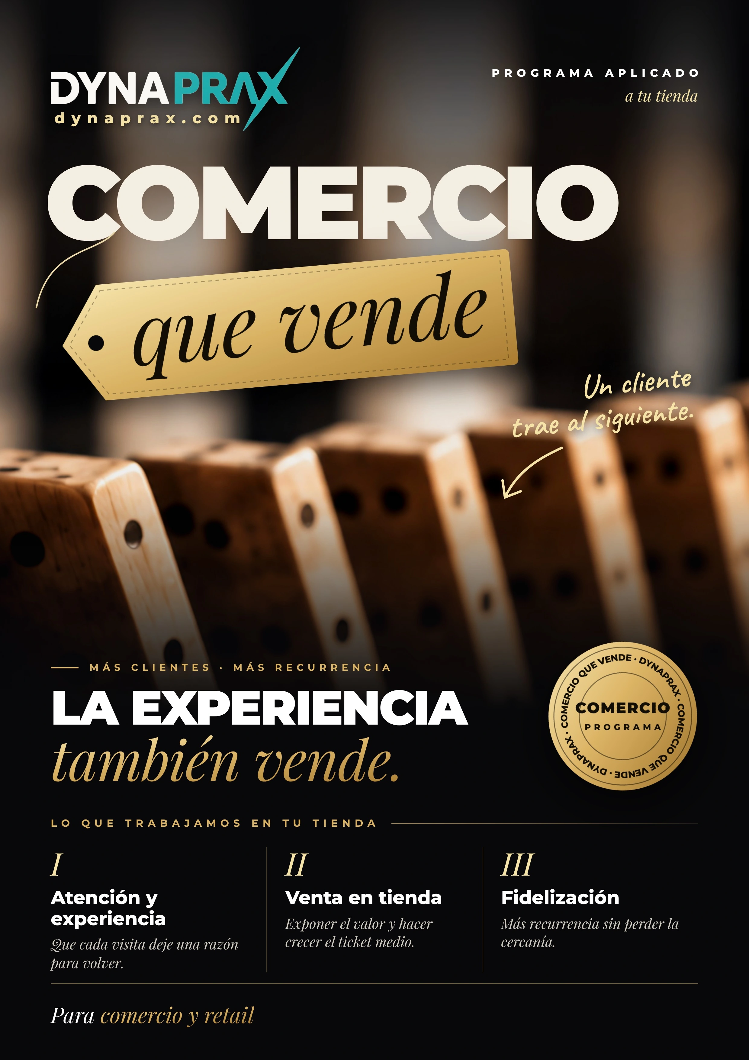 Portada completa del programa Comercio que vende