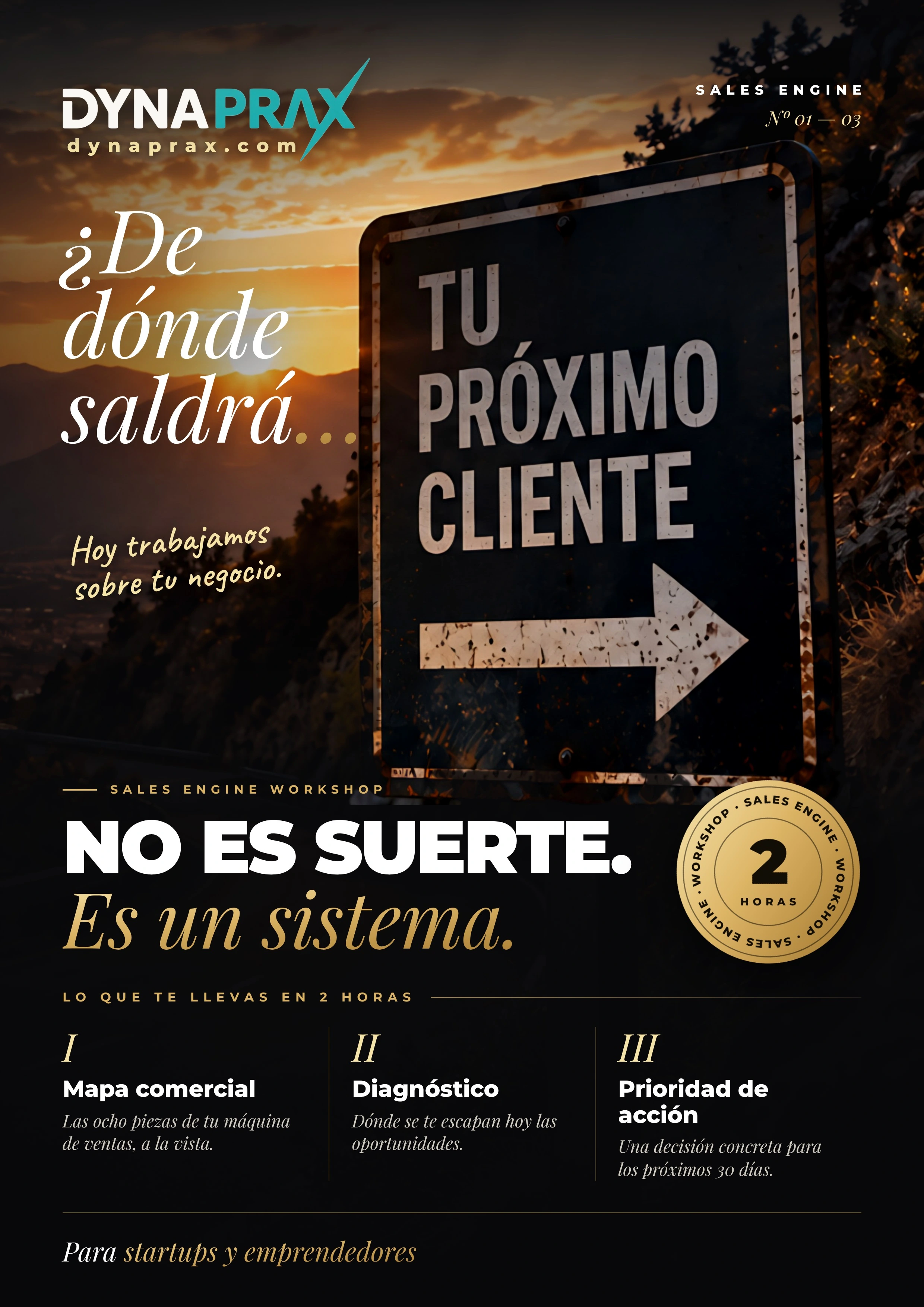 Portada completa del dossier Sales Engine Workshop